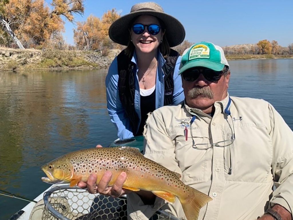 A banner fall day on the Green with an equally impressive Brown